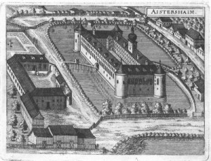 Schloss Aistersheim um 1674 - Quelle: Wikipedia