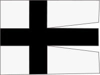Flagge des Deutschen Ordens (Quelle: Wikimedia)