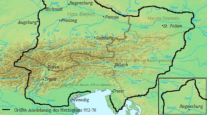 Bayern im zehnten Jahrhundert