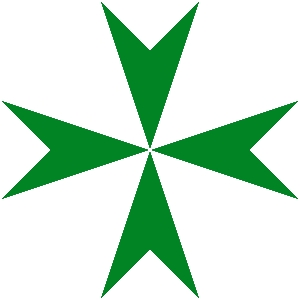 Das grüne Malteserkreuz - das Symbol des Lazarus-Ordens