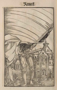 Reneck - Burggrafschaft Rieneck
Koebel, Jacob: Wapen. Des Heyligen Römischen Reichs Teutscher nation - 
Holzschnitt von Jacob Kallenberg - 1545
Quelle: Wikipedia