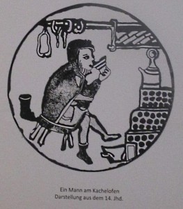 Ausschnitt aus einer Würzburger Handschrift
14. Jahrhundert
Jura-Museum Eichstätt
Quelle: eigene Aufnahme