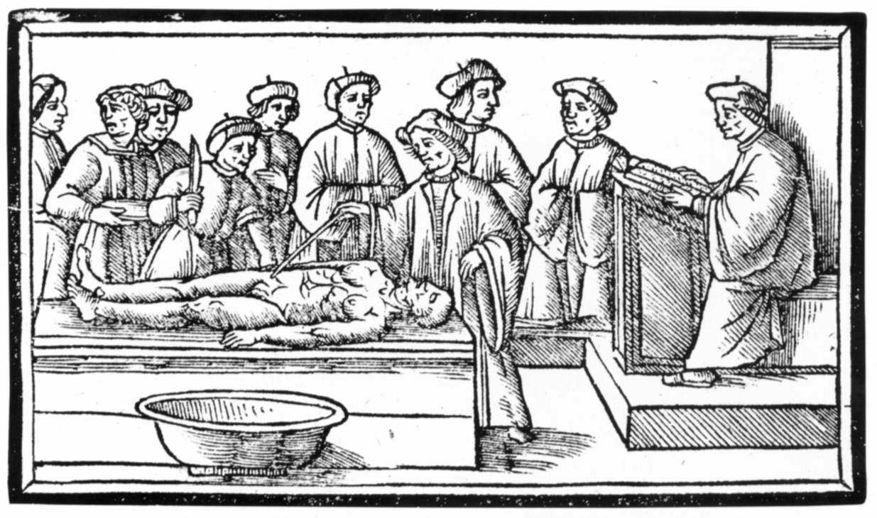 Jacopo Berengario da Carpi - Anatomia - Venedig 1535 - Titelholzschnitt