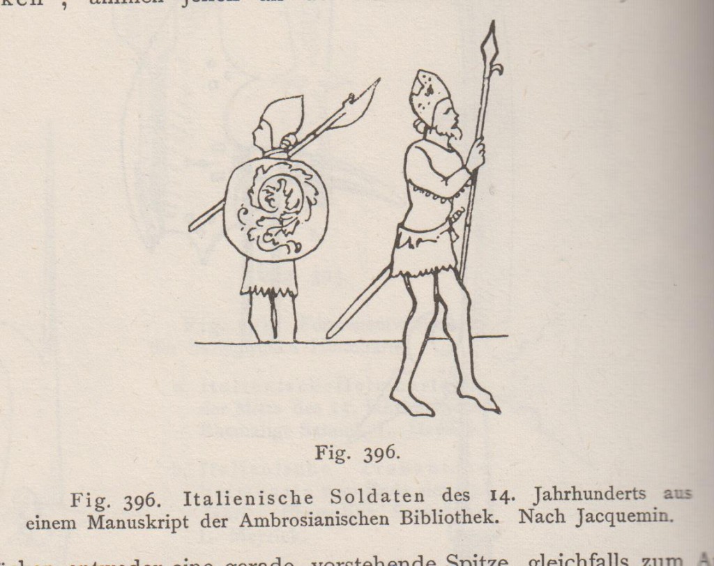 Darstellung aus "Handbuch der Waffenkunde" von Wendelin Boeheim (Verlag E.A. Seemann, Leipzig 1890)