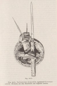 Darstellung aus “Handbuch der Waffenkunde” von Wendelin Boeheim (Verlag E.A. Seemann, Leipzig 1890)
