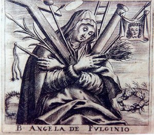 Angela von Foligno -Darstellung aus dem 17. Jahrhundert (Quelle: Wikipedia)